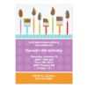 Paint Party Invitation Card