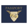 Passport Theme Bar Mitzvah Bat Mitzvah Reception Paper Invitation Card