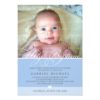 Photo Baptism Invite :: Lovely Type 5 Invitation Card