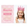 Photo Birthday Party Invitation | Princess In Pink Invitation Card