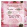 Pink Dogwood Flowers 80Th Birthday Party Square Paper Invitation Card