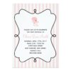 Pink French Poodle Birthday Invitation Card