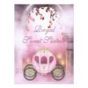Pink Princess Carriage Enchanted Sweet 16 Paper Invitation Card