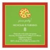 Pizza Slices - Birthday Party Invitation Square Invitation Card
