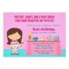Pottery Painting Arts And Crafts Birthday Party Invitation Card