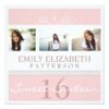 Pretty Swirl Photo Collage Sweet 16 Invitation Square Invitation Card
