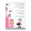 Princess And Knight Invitation Card