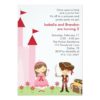 Princess And Pirate Invitation Card