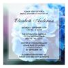 Purple Blue Hydrangea Bridal Shower Square Paper Invitation Card