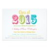 Rainbow Class Of 2015 Graduation Party Invitation Card