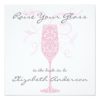 Raise Your Glass Invitation Square Invitation Card