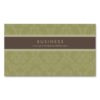 Regal Damask Designer (Palmetto) Double-Sided Standard Business Cards (Pack Of 100)