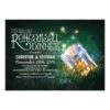 Romantic Mason Jar & Fireflies Rehearsal Dinner Invitation Card
