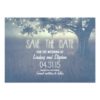 Romantic Night Lights Rustic Save The Date Cards Invitation Card