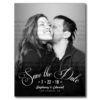 Romantic Script Save The Date Photo Postcard