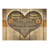 Rustic Country Wedding Invitation Card