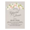 Rustic Floral Wreath Rehearsal Dinner Invitation Card