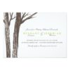 Rustic Forest Rehearsal Invitation Card