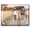 Rustic Frame | Save The Date Postcard