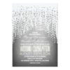 Rustic String Lights Wedding Invitation Card