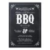 Rustic Vintage Chalkboard Rehearsal Dinner Bbq Invitation Card