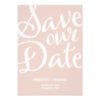 Rustic Vintage Save The Date Invitation Card