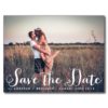 Rustic Whimsy Photo Save The Date Postcard