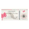 Save The Date Boarding Pass To Mexico Invitation Card