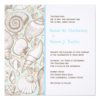 Seashell Wedding Invitation Square Invitation Card
