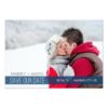 Simple Stripes Wedding Save The Date Mini Invitation Card