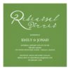 Simply Chic Rehearsal Dinner Invitation Square Invitation Card