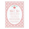 Sip & See Meet Baby Tea Party Invitation Card
