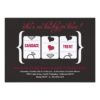 Slot Machine Bridal Shower Invitation Card