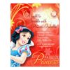 Snow White Birthday Invitation Card