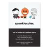 Spooktacular Halloween Costume Party Invitation Card