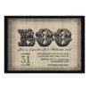 Spooky Boo Gothic Halloween Party Invitation Card