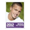 Sport Guy Photo Graduation Party Invitation Purple Invitation Card
