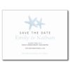 Starfish Pair Save The Date Postcard