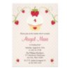 Strawberry Cupcake Birthday Invitation Any Age Invitation Card