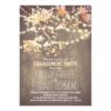 String Lights Cute And Fancy Engagement Party Invitation Card