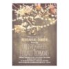 String Lights Cute And Fancy Rehearsal Dinner Invitation Card
