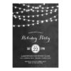 String Lights Holiday Party Invitation Card