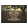 String Lights Rustic Bridal Shower Invitation Card