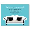 Stylish Decor Moving Announcements Postcard