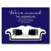 Stylish Decor Moving Announcements Postcard
