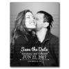 Stylish Save The Date Photo Postcard