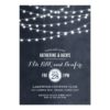 Summer String Lights I Do Bbq Invitation Card