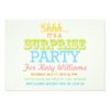 Surprise Color Party Invitation Card