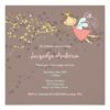 Sweet Fairy And Stars Birthday Photo Invitation Square Invitation Card