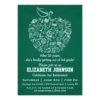 Teachers Apple Retirement Party Invitation Card
